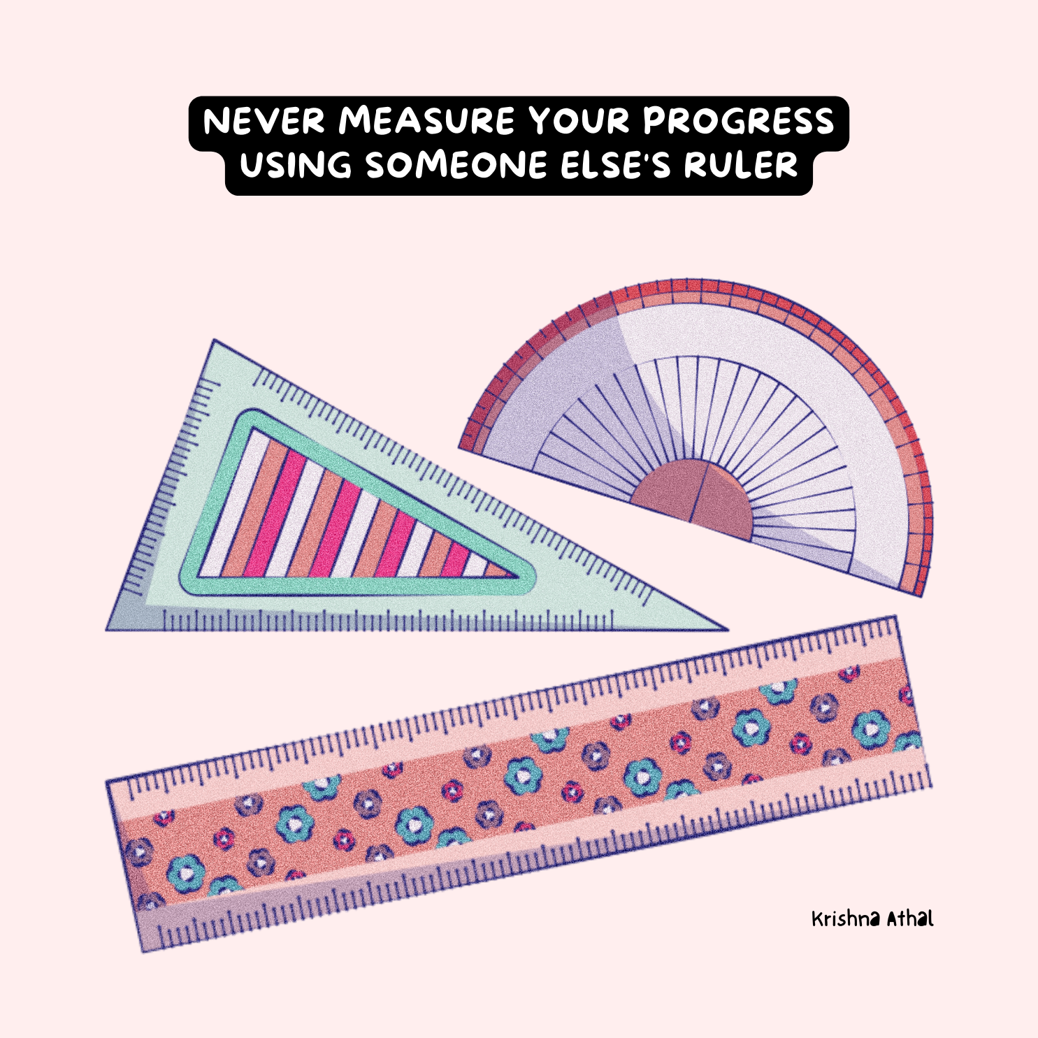 dont measure your success with someone elses ruler   dr krishna athal