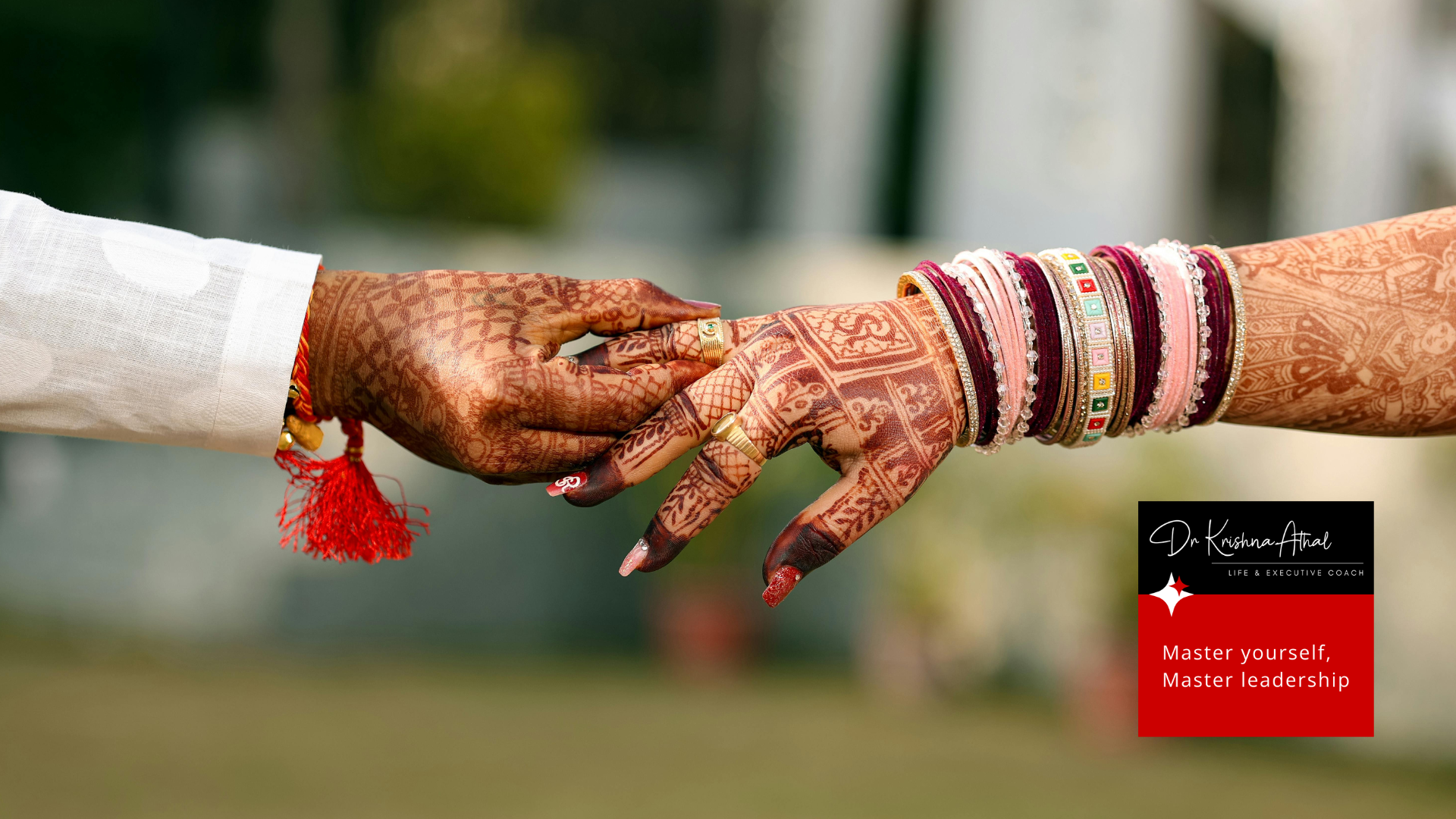 indian wedding couple hands with mehendi and ring ceremony pre marital coaching india relationship coaching before marriage bride and groom emotional preparation   dr krishna athal